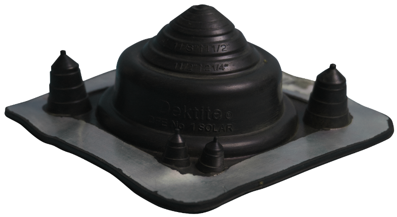 Dektite silicone roof flashing for metal roof