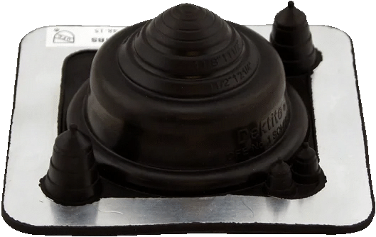 Dektite silicone roof flashing for metal roof