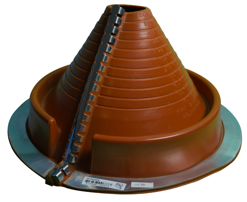Dektite silicone roof flashing for metal roof