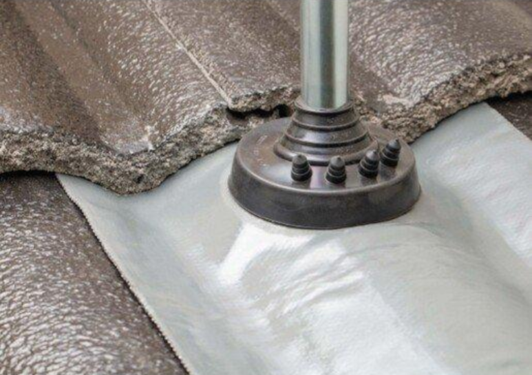 Dektite silicone roof flashing for metal roof